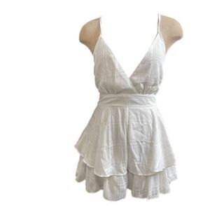 NWT One And Only Collective White Jumpsuit Size Medium New